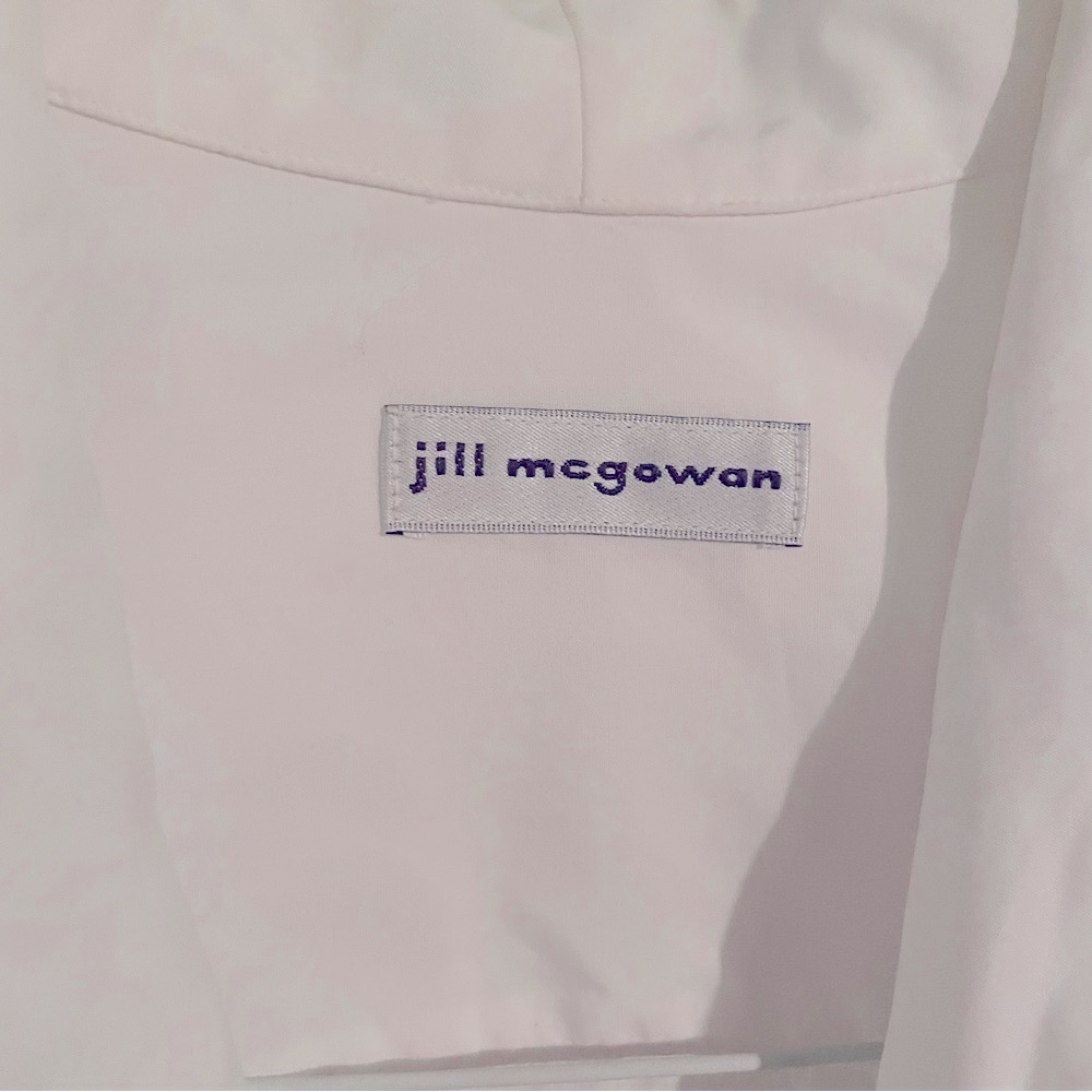 Jill McGowan Elegant Ruffle Blouse Luxury Look - Picture 2 of 4